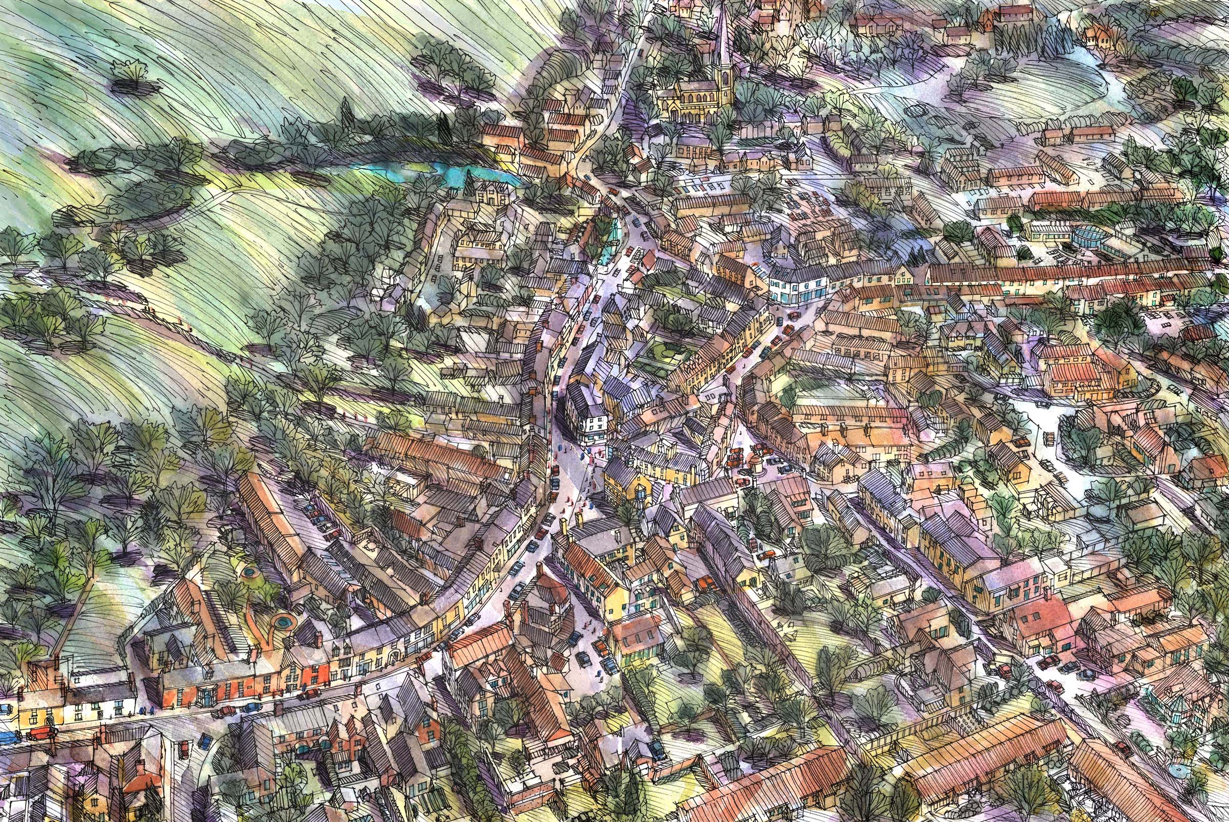castle cary aerial