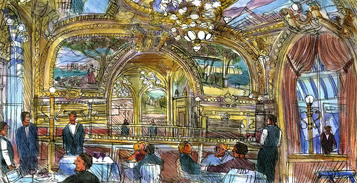 Le train bleu restaurant gare de lyon