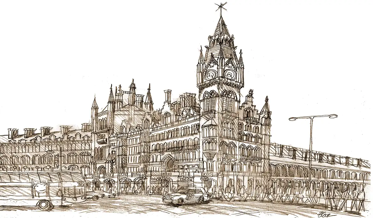 St Pancras Pedestrian