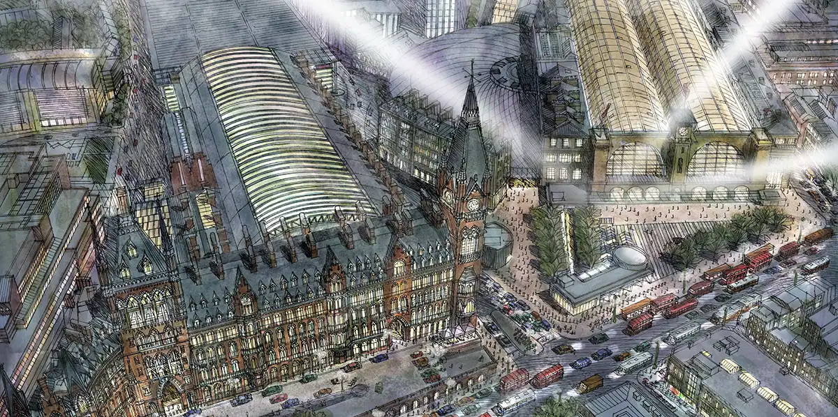 St Pancras and Kings Cross Stations