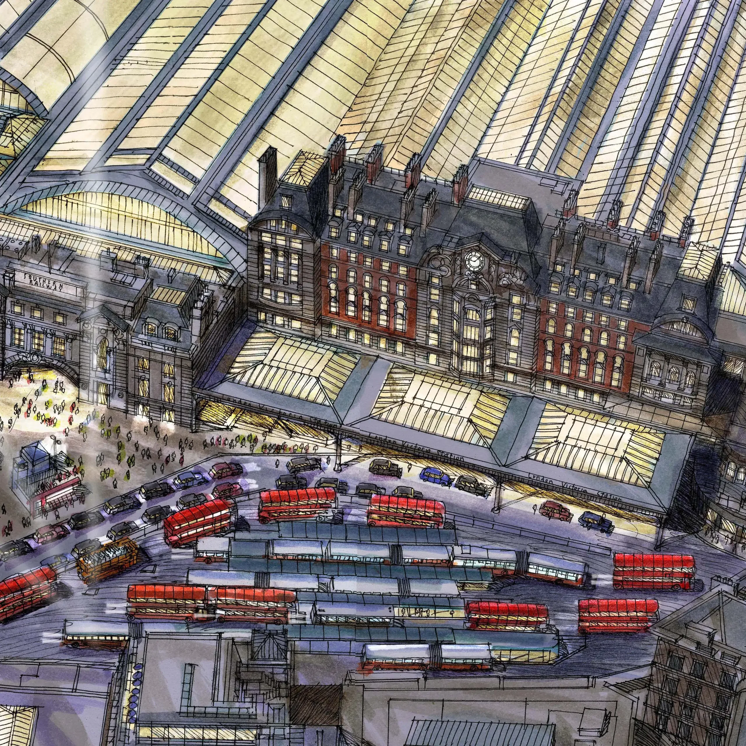 A view from the “Evolution of Glasgow”.